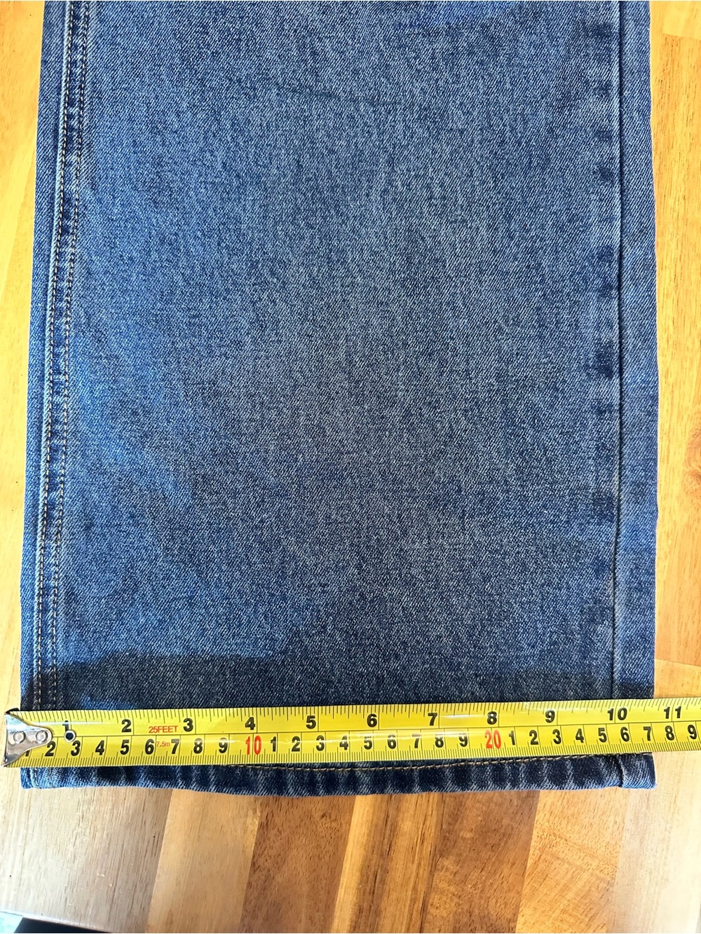 Edikted Women's Washed Denim Wide Leg Blue Jeans size S - Picture 11 of 11